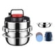 thumbnail image 5 of Olla a presión eléctrica, olla para cocinar arroz, utensilios de cocina portátiles adecuados para 2-3 personas, olla de cocina para Gas o estufa BLESIY Olla a presión, 5 of 8