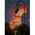 thumbnail image 1 of ER Regadera Lámparas solares Jardín al aire libre, Vintage Metal Garden L brillar Electrónica, 1 of 5
