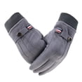 thumbnail image 2 of Guantes De Invierno Para Hombre, Guantes Cálidos De Gamuza Con Dedos Divididos Para Deportes Al Aire Libre, Diseño De Hebilla Para Conducir, Mitones De Pantalla Táctil Para Hombre Minnieouse HA017275-00, 2 of 2