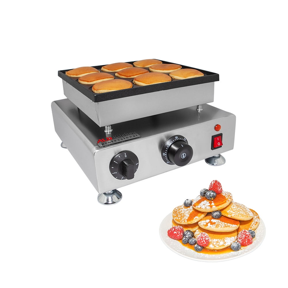 ALDKitchen Commercial Use Nonstick Electric 25-cavity Dutch Poffertjes Mini Pancake Maker Iron Machine Baker Grill