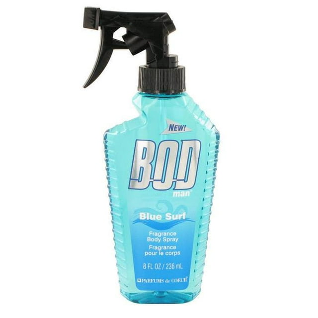 (pack 6) Bod Man Blue Surf Cologne By Parfums De Coeur Body Spray8 oz