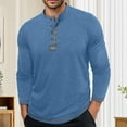 thumbnail image 2 of VJATTWR Shirts for Men Pullover Winter Thicken Thermal Travel Long Sleeve Casual Mens T-Shirts Round Neck L, 2 of 8