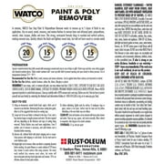 Watco One Step Paint & Poly Remover-351926, Quart