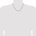 thumbnail image 4 of Sterling Silver Rhodium-plated 4.4mm D/C Paperclip Chain, 4 of 4
