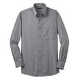 thumbnail image 5 of RH66 Mini-Check Non-Iron Button-Down Shirt Mens' Button Shirt, 5 of 6