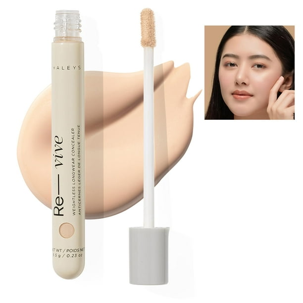 HALEYS Corrector ligero de larga duración (claro/claro - neutro) Re-vive Corrector de agarre de media a completa Uso durante todo el día Corrector de manchas Ilumina Sin rayas Difusor de luz V+CF