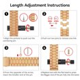 thumbnail image 5 of ZYX Heavy Duty Stainless Steel Band for Apple Watch, Men's Solid Metal Business Strap, Rose Gold, 49mm/46mm/45mm/44mm/42mm(series 3 2 1), 5 of 6