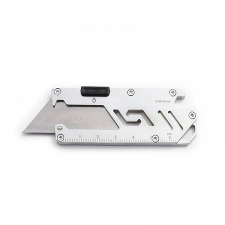 EDC Multifunctional Bottle Opener Multipurpose Utility Blade Pocket EDC Knife Parcel Letter Package Opener Paper Knife Cutter