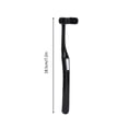thumbnail image 4 of 6-Sided Soft Toothbrush Fully Wrapped U-Shaped Toothbrush Multi-Angle Manual Teeth Cleaning Toothbrush White, 4 of 9