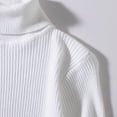 thumbnail image 4 of LUOGENLI Chandails pour Hommes Cardigan Rouge Homme Automne et Hiver Chandail en Laine Col Rond Chandail à Enfiler Chandail de Base Haut à Col Montant Assorti Veste Chandail pour Hommes à Boutons Blanc Taille g, 4 of 8
