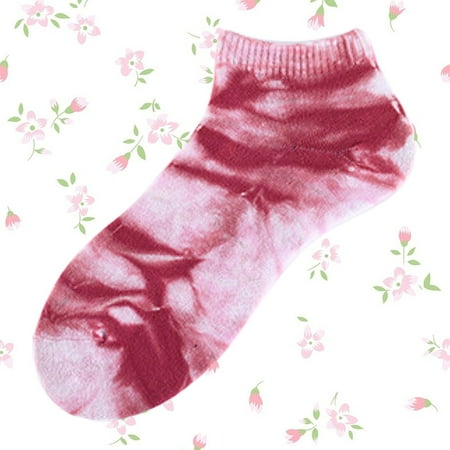 

Babysbule Socks for Women Clearance 1 Pair Of Women s Casual Fashionable Tie Dyed Comfortable Cotton Socks