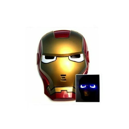 Growing Iron Man Mask, with LED Light up Eyes, Best Gift For Children, WALL DECOR By