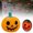 1 Pack Orange Pumpkin, variant on Vivcore Halloween Decorations Indoor White Ghost LED Night Light Floating Glowing Ornament Table Decor