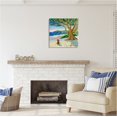 thumbnail image 2 of Stupell Industries Dog On Beach Painting Nature Painting Gallery Wrapped Canvas Print Wall Art, 24 x 24, 2 of 7