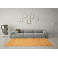 thumbnail image 3 of Ahgly Company Indoor Square Abstract Orange Modern Area Rugs, 4' Square, 3 of 4