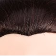 thumbnail image 2 of 26 Mannequin en Fibre Synthétique Coiffure Formation Tête Cosmétologie Poupée Tête Marron, 2 of 12