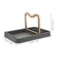 thumbnail image 2 of BESTYASH Kitchen Storage Rack Plastic Holder 1Set Sleek Gray Simple Design For Baking, 2 of 8