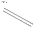 thumbnail image 3 of 2 Packs Linear Motion Rod Shaft Guide 13mm x 450mm (0.512" x 17.72") Hardened Steel, 3 of 7