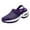 Purple, variant on Slip on Sneaker Open Back Shoes Comfort Walking Shoes Breathable Slippers