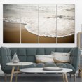 thumbnail image 1 of Close up Waves in Mediterranean Sea - Seashore Canvas Art Print, 1 of 3