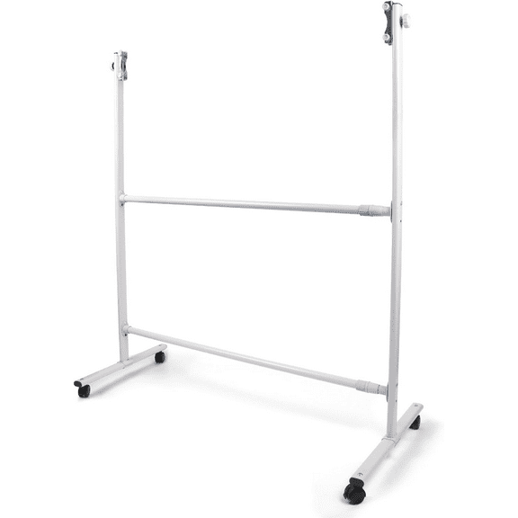 RTYJGD Whiteboard Easel Stand Only - Adjustable, Large Rolling, with Mounting Brackets for Home, Office, School, Restaurant​