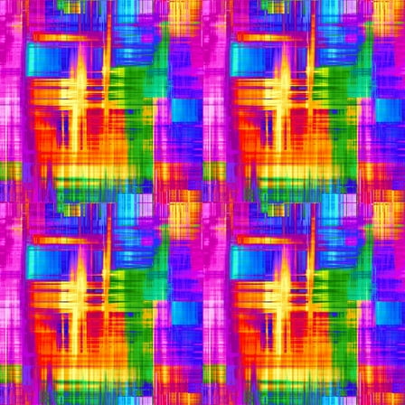 Timeless Treasures Rainbow Dream Plaid Multicolor Texture 100% Cotton Fabric by The Yard