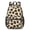 Brown and Beige, variant on Black and Brown Leopard Print 17" School Backpacks for Teens,Waterproof Oxford Fabric,S-Shape Padded Straps for School,Travel,Hiking,Camping