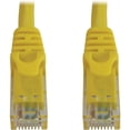 thumbnail image 2 of Tripp Lite by Eaton Cat6a 10G Snagless Molded UTP Ethernet Cable (RJ45 M/M), PoE, Yellow, 2 ft. (0.6 m), 2 of 4