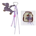 thumbnail image 2 of Portable PU Sausage Dog Keychain Holder Lightweight Key Rings Creative Designs Keyring For Everyday Use, 2 of 7