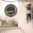 thumbnail image 6 of Metal Hanging Wind Spinners & Chimes - Dynamic Motion Design with Concentric Waves Perfect for Yard & Garden Decor, 6 of 6
