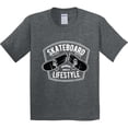thumbnail image 3 of Inktastic Skateboard Lifestyle Youth T-Shirt, 3 of 5
