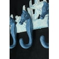 thumbnail image 4 of Zeckos Seahorse Wall Hook Nautical Decorative Coat Rack Beach Home Decor, 4 of 6