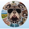 thumbnail image 4 of Sunglasses Dog Metal Tin Sign French Bulldog Vintage Tin Sign Retro Dog Plaque Poster Metal Wall Decor for Bar Living Room Cafeteria Bathroom Dining Hall Kitchen Restaurant ColorfulDIY, 4 of 8