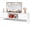 White, variant on 58" TV Stand for 65 Inch TVs, Mid Century Modern Entertainment Center with 2 Storage Cabinets & Open Shelf, Media Console Table with Metal  for Living Room, Bedroom, Black