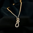 thumbnail image 3 of Rosec Jewels Lab Diamond Infinity Pendant with Chain (EF-VS Quality) - Ready to Gift for Valentines Day, 14K Yellow Gold, 3 of 8