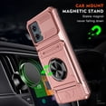 thumbnail image 2 of Dteck for Motorola Edge 2024 Case with Lanyard & Phone Tether Tab, Military Grade Drop Protection agnetic Ring Holder Kickstand Protective Phone Case for Moto Edge 2024,Rosegold, 2 of 8