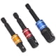 thumbnail image 2 of M Buder Juego de Adaptadores de Enchufe Grado de Impacto 1/4 Hex Shank a 1/4 3/8 1/2 Square Head - 3 Piezas (7.00 cm / 2.75 inches), 2 of 9