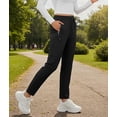 thumbnail image 6 of JWD Women's Quick Dry Stretch Athletic Pants Breathable Comfy Hiking Pants with Zipper Pockets Black 2XL, 6 of 6