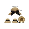 thumbnail image 7 of Beach Hat Lightweight Women's Foldable/Packable Straw Sun Hat,Nature, 7 of 7