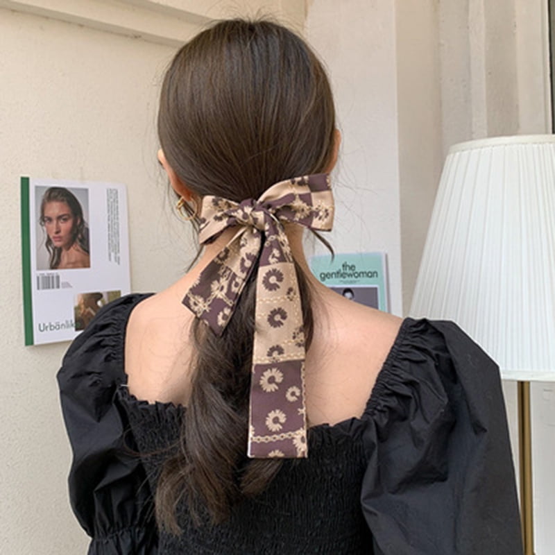 Duretiony Hair Band Handbag Handle Silk 