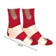 thumbnail image 2 of Calcetines medianos de algodón FLhrweasw con patrón divertido rayas blancas, 2 of 8