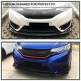 thumbnail image 3 of Spec-D Tuning Glossy Black Front Bumper Lip Spoiler Splitter 3PC Compatible with 2014-2017 Honda Fit, 3 of 7