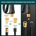 thumbnail image 4 of Annvchi Foam Cannon Dual Connector Accessory for Pressure Washer Kit,with Foam Cannon Dual Connector,Pressure Washer Gun for Car Washing and Cleaning,5 Power Washer Sprayer Nozzles, 4 of 9