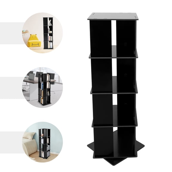 Rotating Bookshelf, 360° Revolving Bookcase, Display Book Shelf For Placing In The Living Room, Balcony, Children'S Room