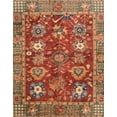 thumbnail image 1 of Ahgly Company Indoor Rectangle Abstract Red Oriental Area Rugs, 7' x 10', 1 of 6