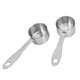 thumbnail image 4 of Cucharas para leche en polvo, 2 cucharas de café de acero inoxidable de 30 ml, cuchara para café de construcción resistente, 4 of 12