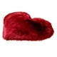 thumbnail image 2 of Inteprter Alfombras suaves en forma de corazón de piel de oveja sintética para el hogar, alfombra para el suelo del sofá, felpa Decoración del hogar vino rojo, 2 of 6
