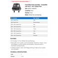 thumbnail image 2 of Front Wheel Hub Assembly - Compatible with 2010 - 2015 Toyota Prius 2011 2012 2013 2014, 2 of 2