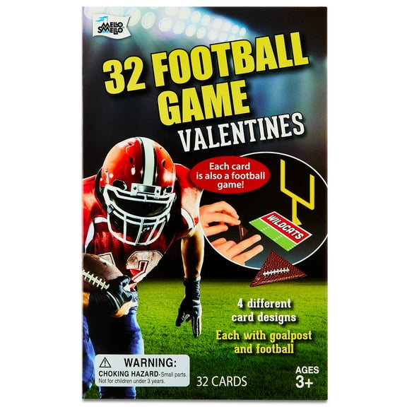Football Game, 32 Count Classroom Exchange Cards