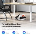 thumbnail image 4 of Gymax Under Desk Elliptical Machine w/ Display Monitor Remote Control for Home Office White, 4 of 10